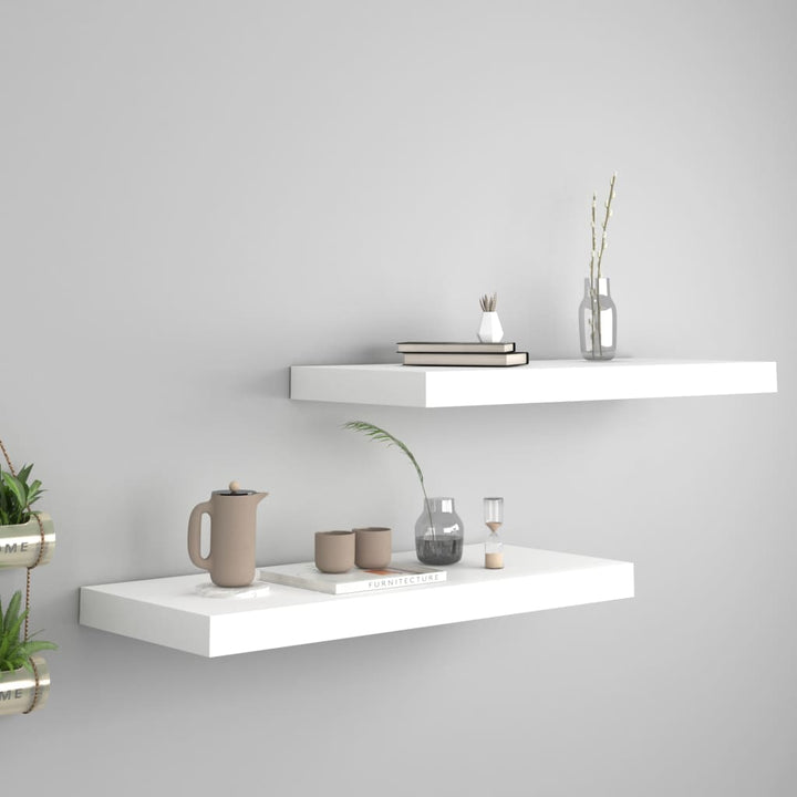 Svävande Vägghylla 90X23,5X3,8 Cm Mdf