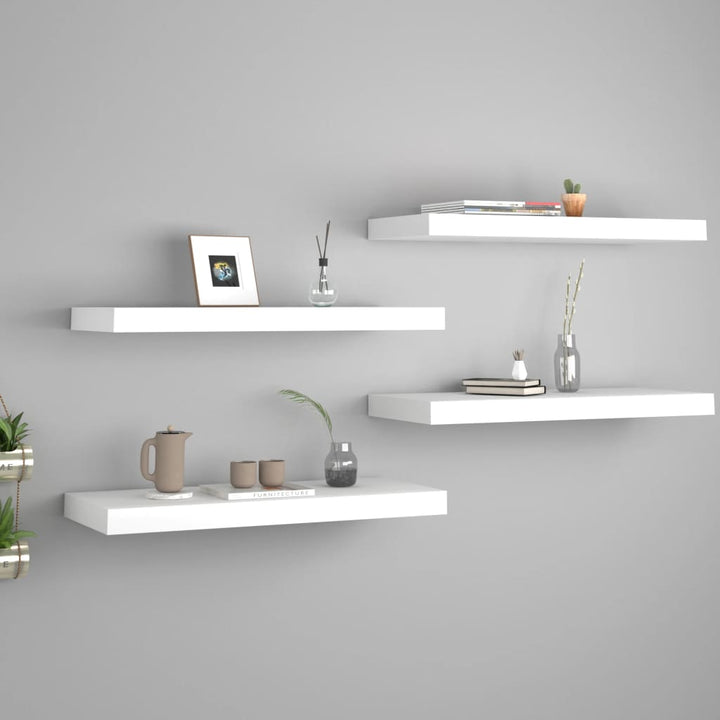 Svävande Vägghylla 90X23,5X3,8 Cm Mdf