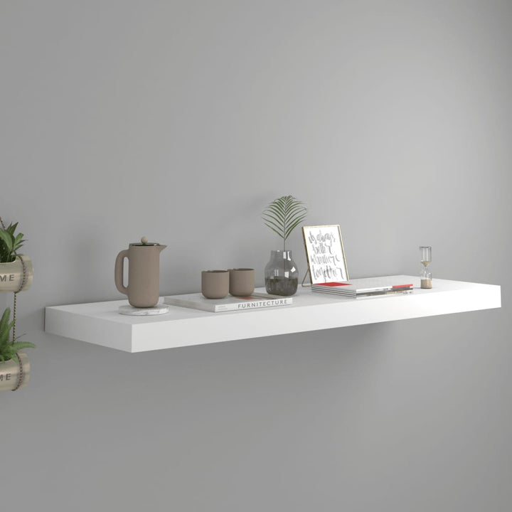 Svävande Vägghylla 90X23,5X3,8 Cm Mdf