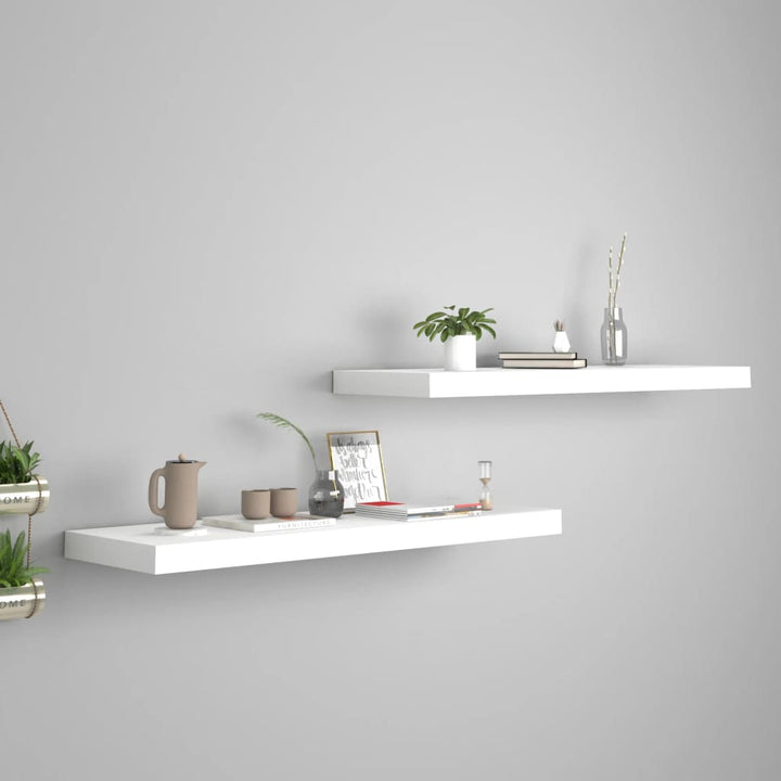 Svävande Vägghylla 90X23,5X3,8 Cm Mdf