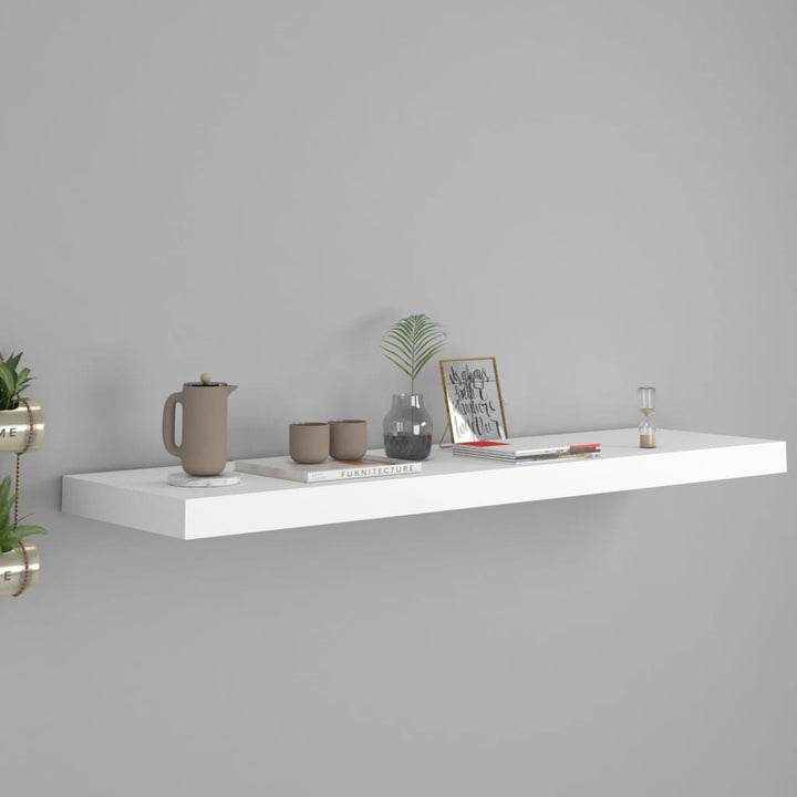 Svävande Vägghylla 90X23,5X3,8 Cm Mdf