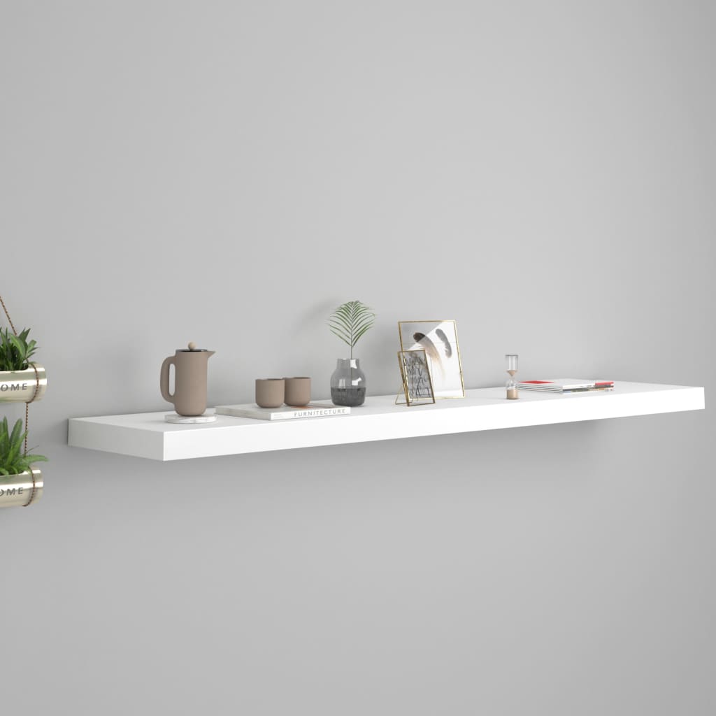 Svävande Vägghylla 90X23,5X3,8 Cm Mdf