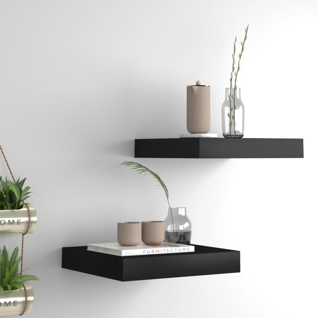 Svävande Vägghylla 90X23,5X3,8 Cm Mdf
