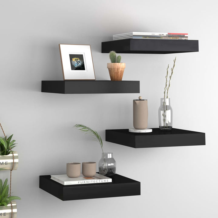 Svävande Vägghylla 90X23,5X3,8 Cm Mdf