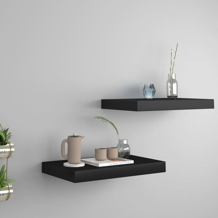 Svävande Vägghylla 90X23,5X3,8 Cm Mdf