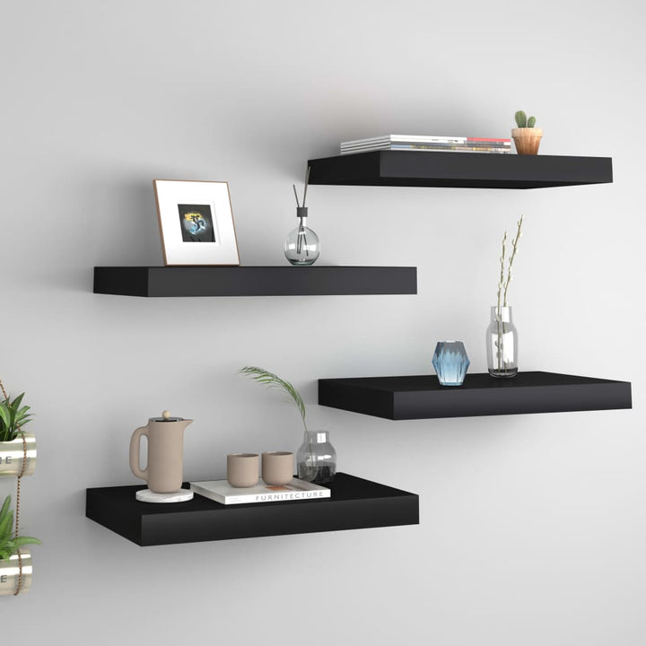 Svävande Vägghylla 90X23,5X3,8 Cm Mdf
