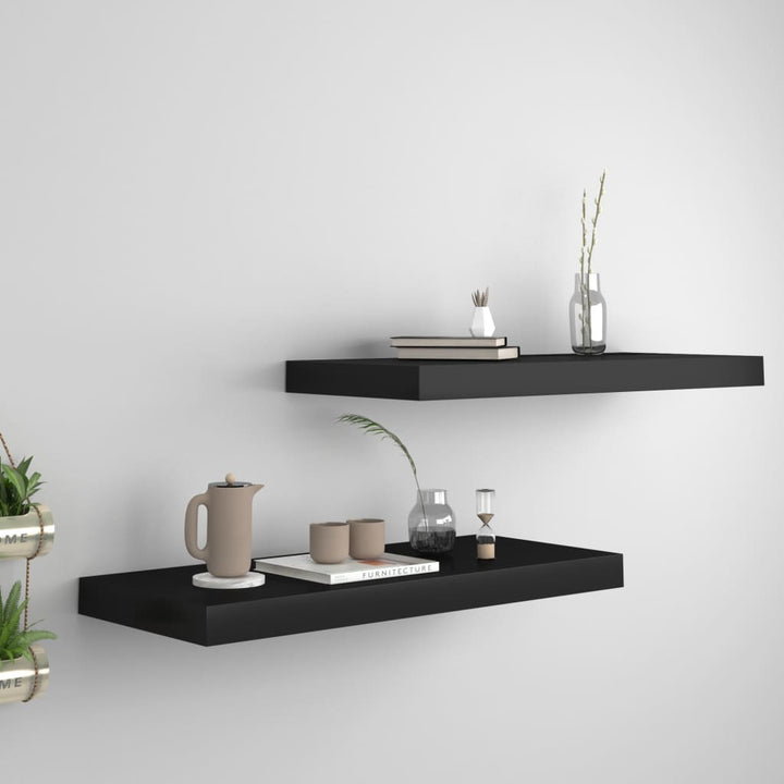 Svävande Vägghylla 90X23,5X3,8 Cm Mdf