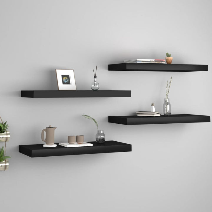 Svävande Vägghylla 90X23,5X3,8 Cm Mdf