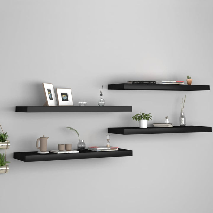 Svävande Vägghylla 90X23,5X3,8 Cm Mdf