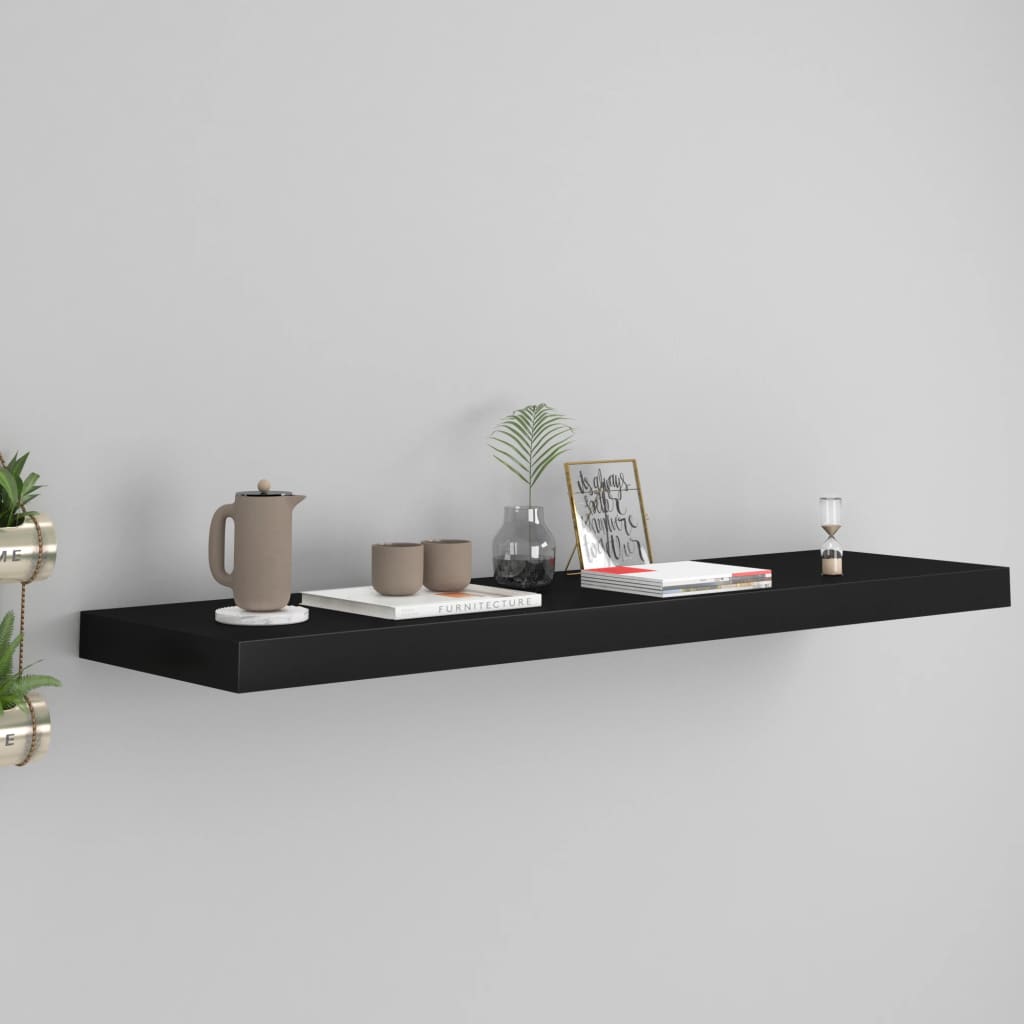Svävande Vägghylla 90X23,5X3,8 Cm Mdf