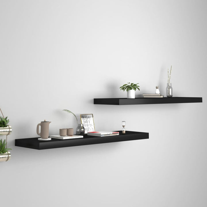 Svävande Vägghylla 90X23,5X3,8 Cm Mdf
