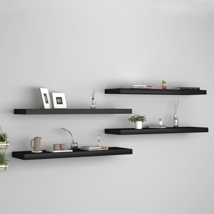Svävande Vägghylla 90X23,5X3,8 Cm Mdf