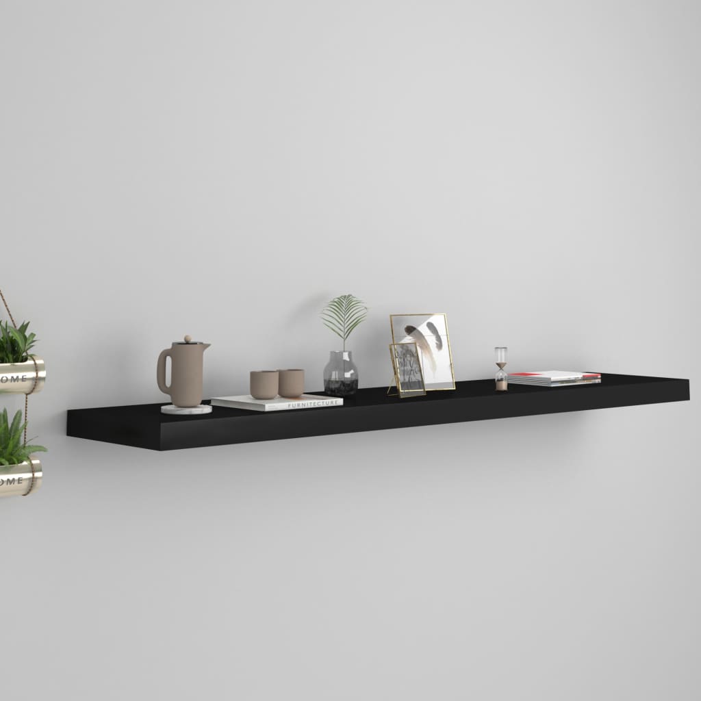 Svävande Vägghylla 90X23,5X3,8 Cm Mdf
