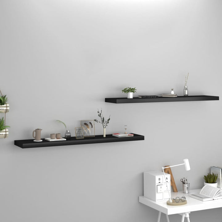 Svävande Vägghylla 90X23,5X3,8 Cm Mdf