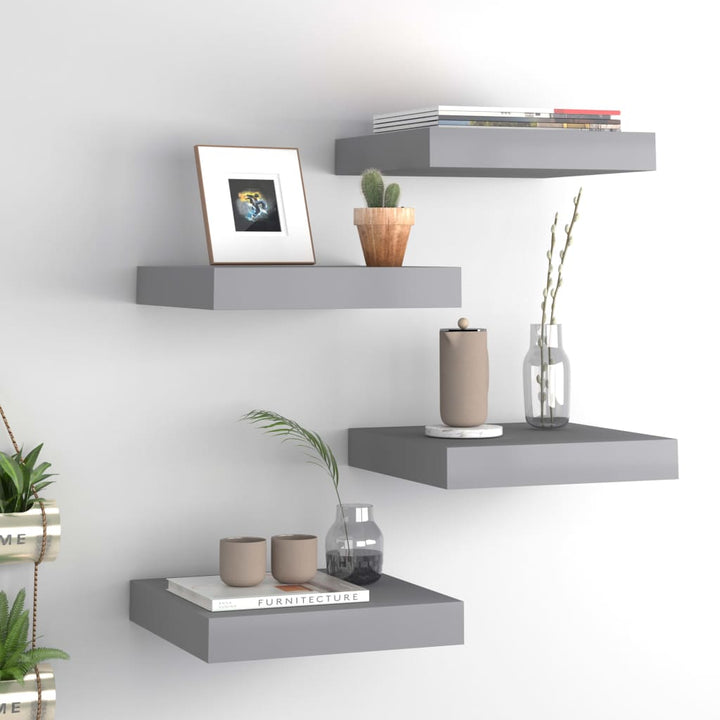Svävande Vägghylla 90X23,5X3,8 Cm Mdf