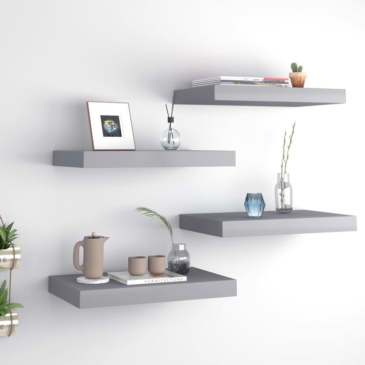 Svävande Vägghylla 90X23,5X3,8 Cm Mdf