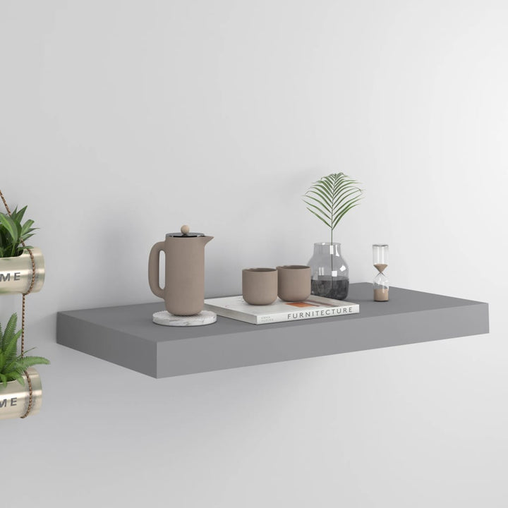 Svävande Vägghylla 90X23,5X3,8 Cm Mdf