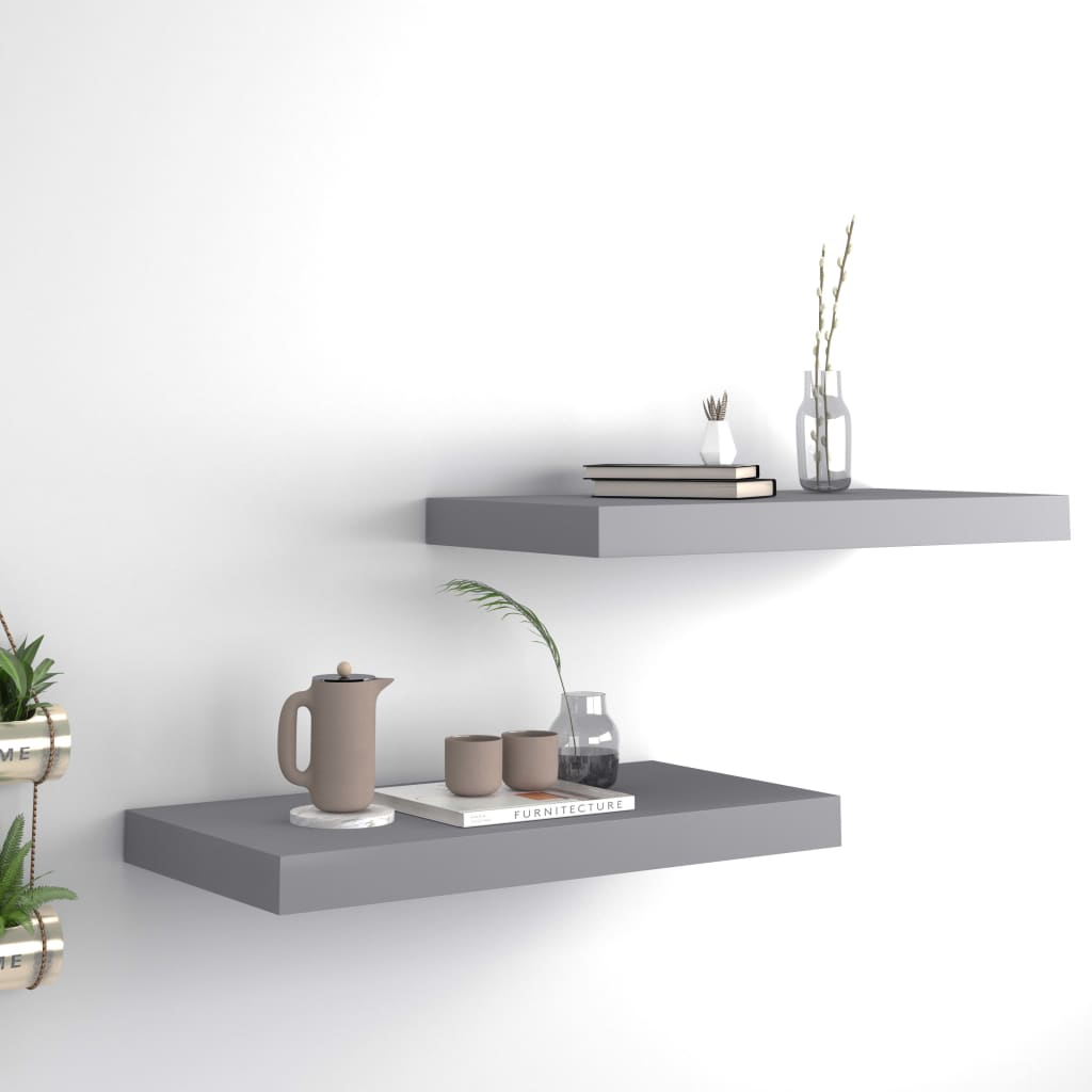 Svävande Vägghylla 90X23,5X3,8 Cm Mdf