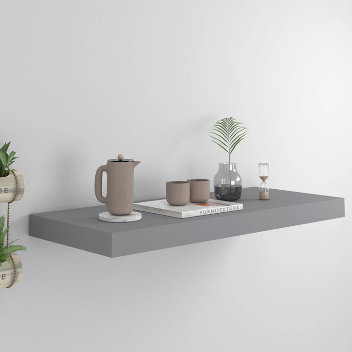 Svävande Vägghylla 90X23,5X3,8 Cm Mdf