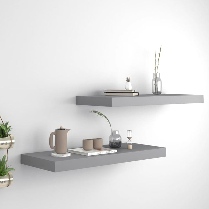 Svävande Vägghylla 90X23,5X3,8 Cm Mdf