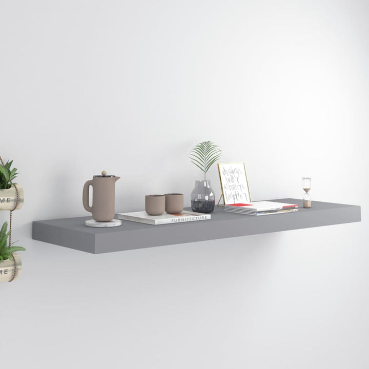 Svävande Vägghylla 90X23,5X3,8 Cm Mdf