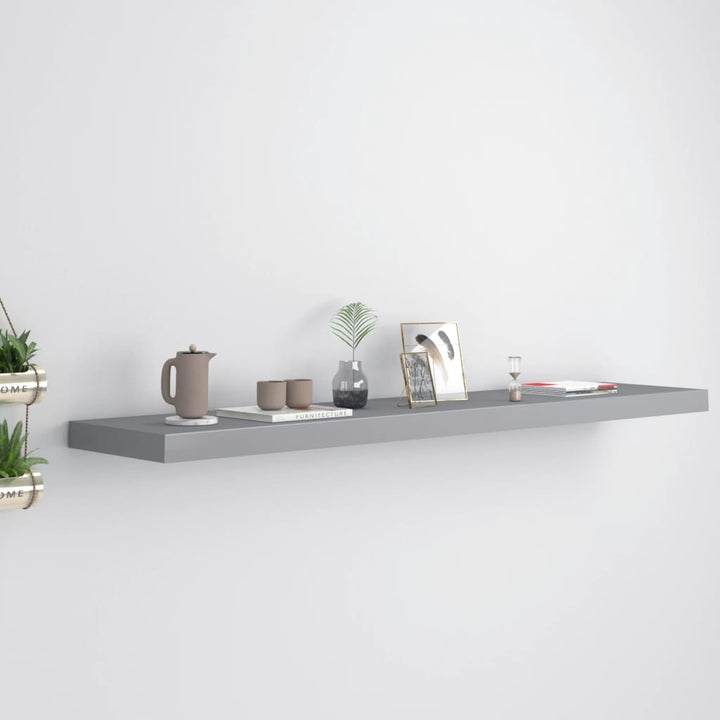 Svävande Vägghylla 90X23,5X3,8 Cm Mdf