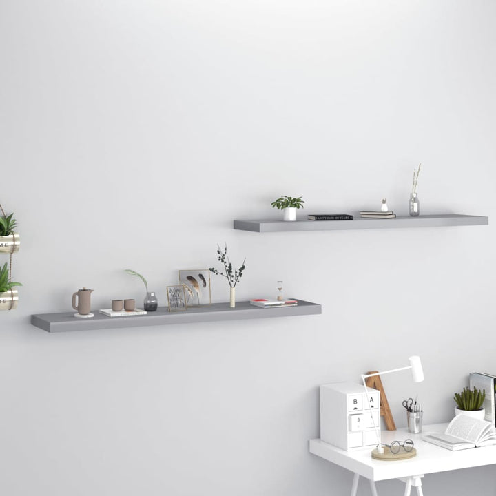 Svävande Vägghylla 90X23,5X3,8 Cm Mdf