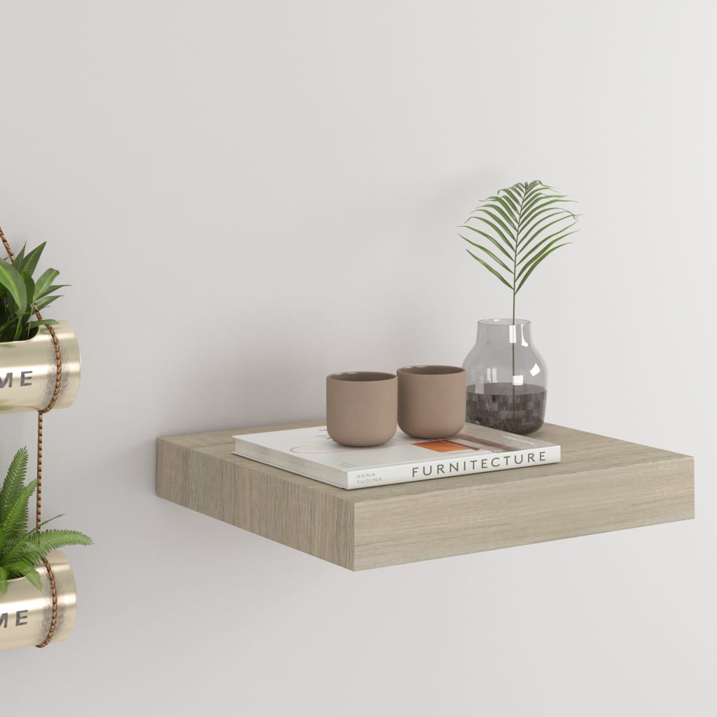 Svävande Vägghylla 90X23,5X3,8 Cm Mdf