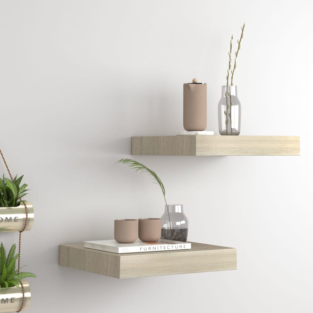 Svävande Vägghylla 90X23,5X3,8 Cm Mdf