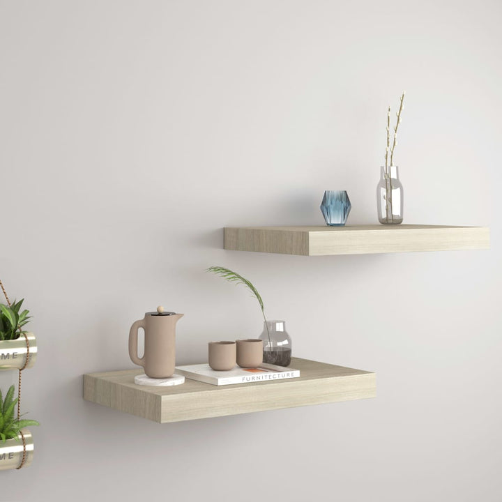 Svävande Vägghylla 90X23,5X3,8 Cm Mdf