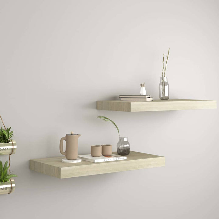 Svävande Vägghylla 90X23,5X3,8 Cm Mdf