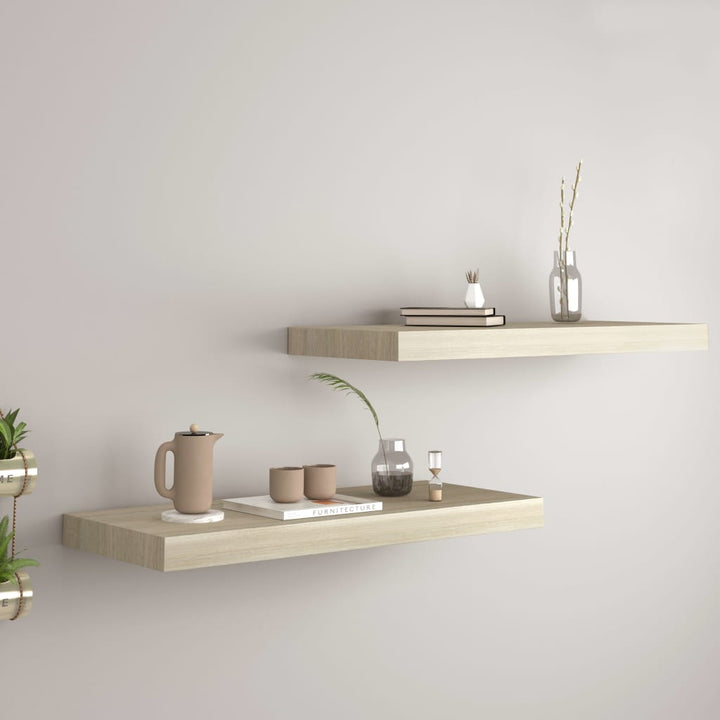 Svävande Vägghylla 90X23,5X3,8 Cm Mdf