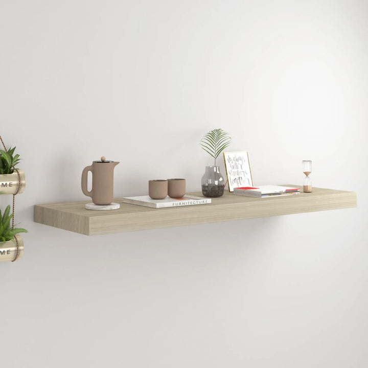Svävande Vägghylla 90X23,5X3,8 Cm Mdf