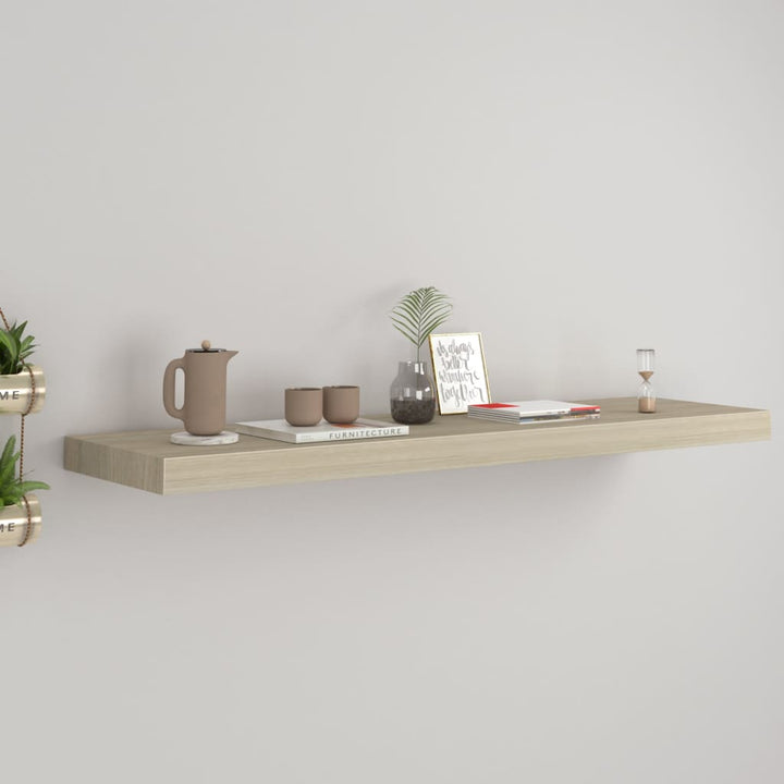 Svävande Vägghylla 90X23,5X3,8 Cm Mdf