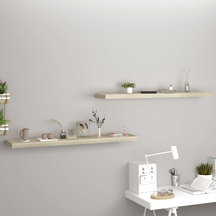 Svävande Vägghylla 90X23,5X3,8 Cm Mdf