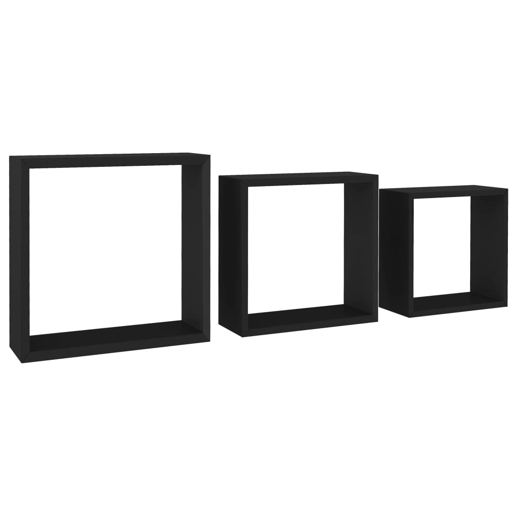 Vägghyllor Kub 3 St Mdf