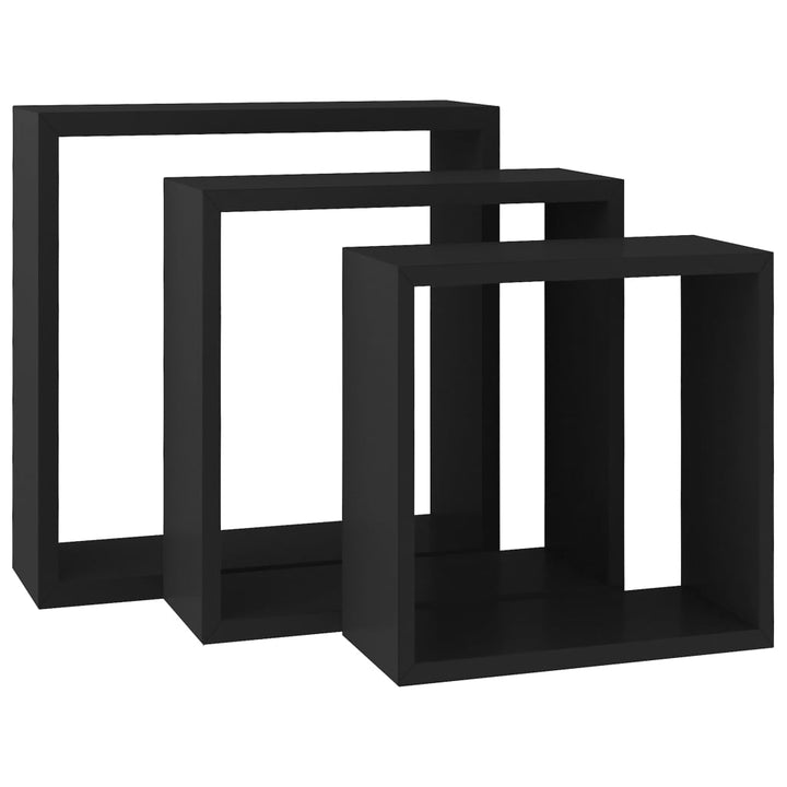 Vägghyllor Kub 3 St Mdf