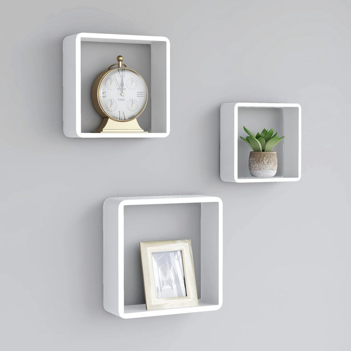 Vägghyllor Kub 3 St Mdf