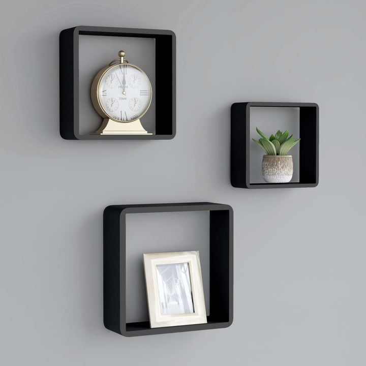 Vägghyllor Kub 3 St Mdf