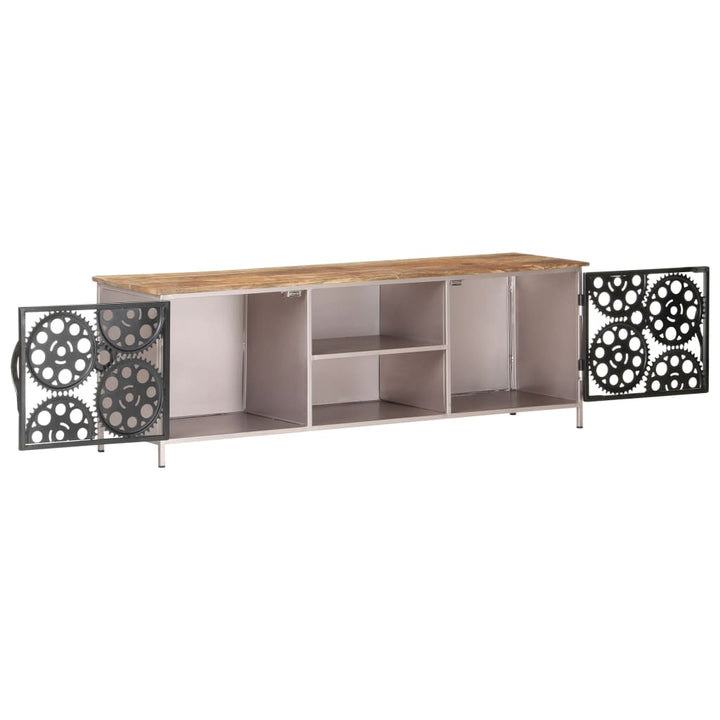 Tv-Bänk 120X30X40 Cm Grovt Mangoträ