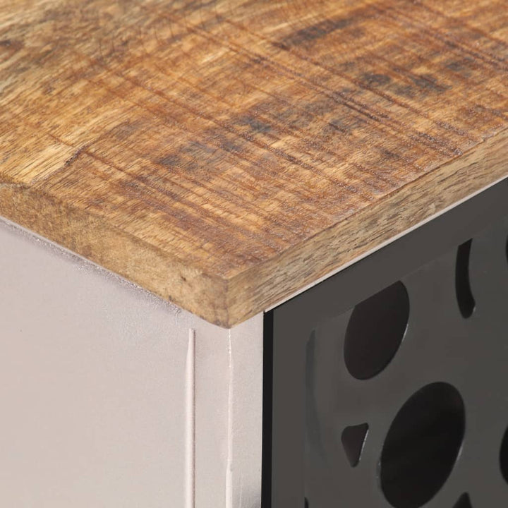 Tv-Bänk 120X30X40 Cm Grovt Mangoträ