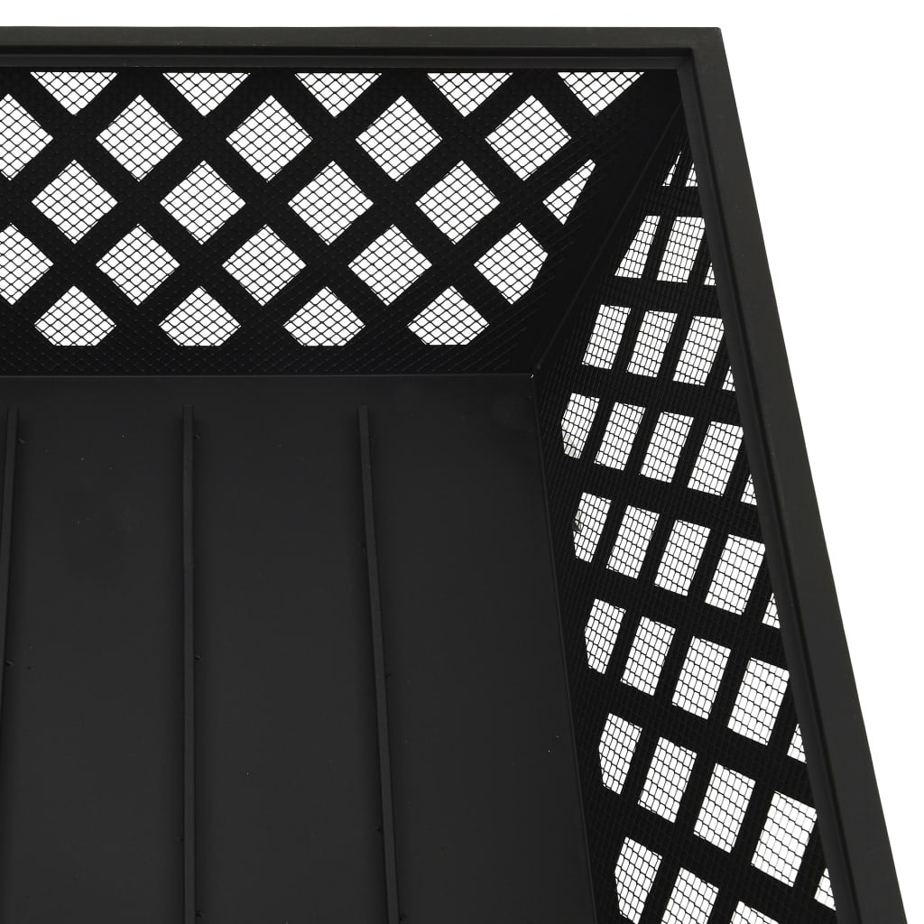 Eldstad Med Eldgaffel 64 Cm Xxl Stål