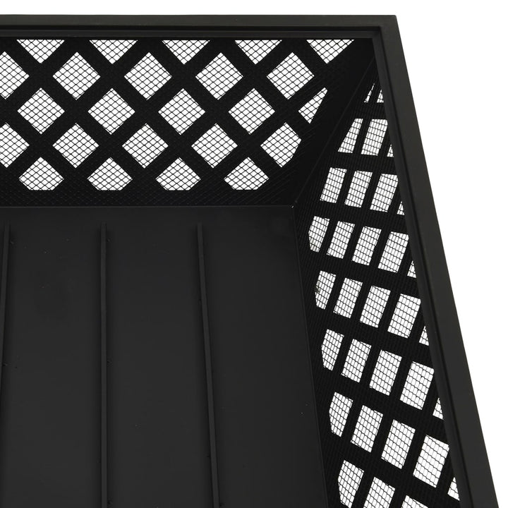 Eldstad Med Eldgaffel 64 Cm Xxl Stål