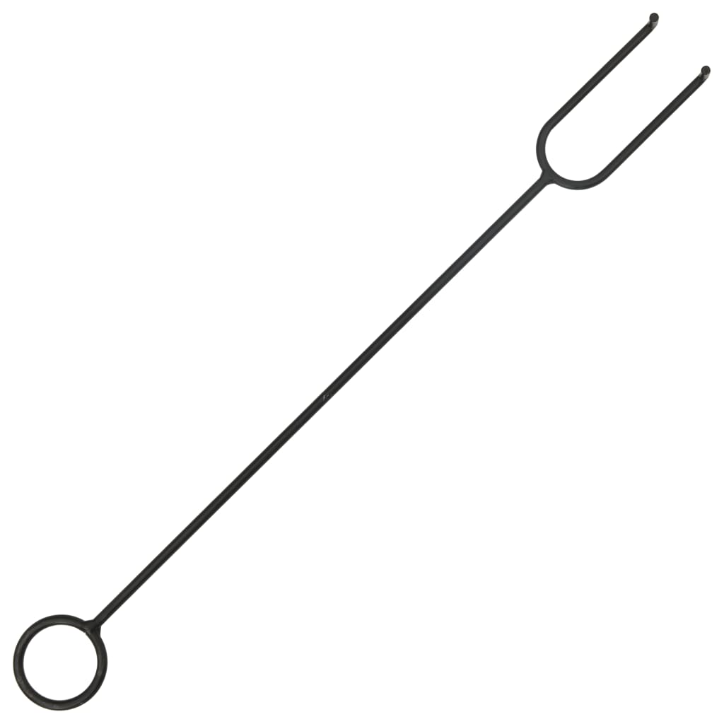 Eldstad Med Eldgaffel 64 Cm Xxl Stål