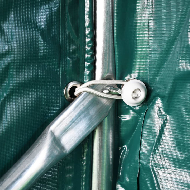 Garagetält Pvc 2,4X2,4 M Grön