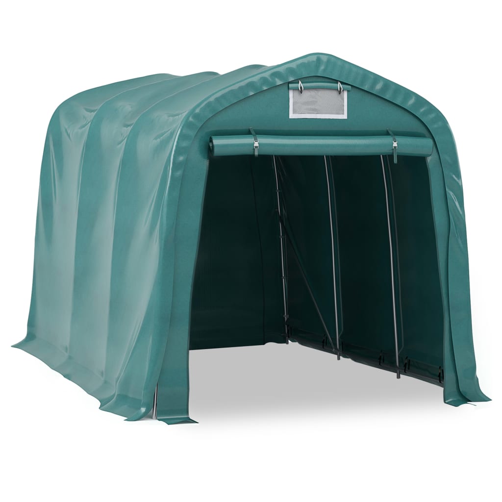Garagetält Pvc 2,4X3,6 M Grön