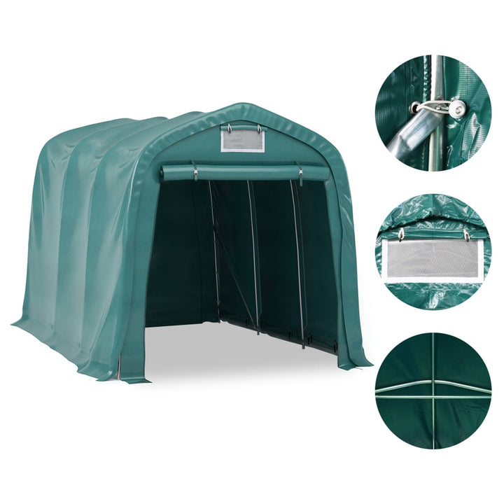 Garagetält Pvc 2,4X3,6 M Grön
