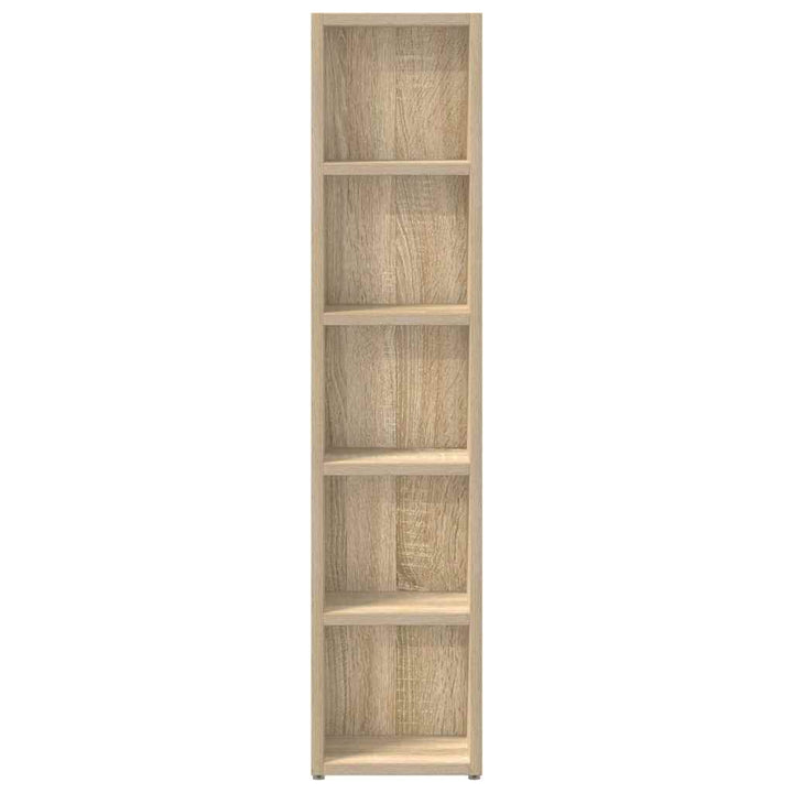 Cd-Hyllor 2 St Sonoma-Ek 21X16X93,5 Cm Spånskiva