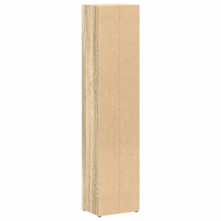 Cd-Hyllor 2 St Sonoma-Ek 21X16X93,5 Cm Spånskiva