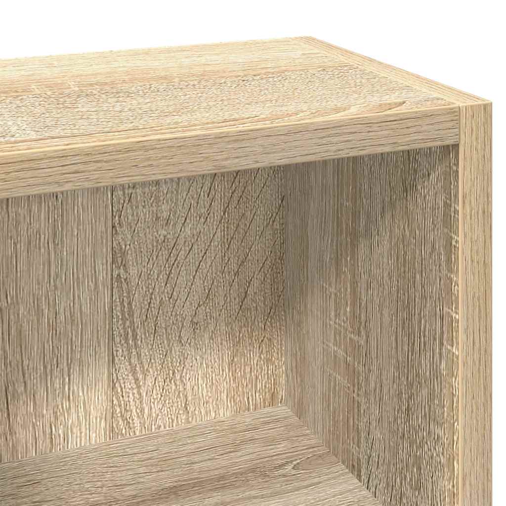 Cd-Hyllor 2 St Sonoma-Ek 21X16X93,5 Cm Spånskiva